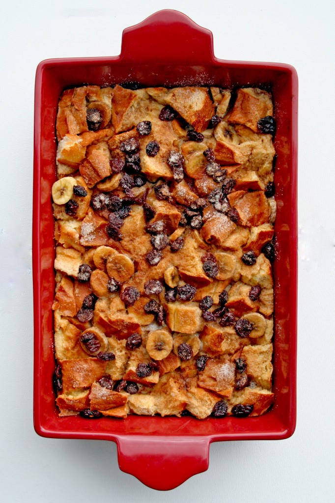 Banana, Cherry, and Roasted Cinnamon Bread Pudding Anecdotes and Apple Cores