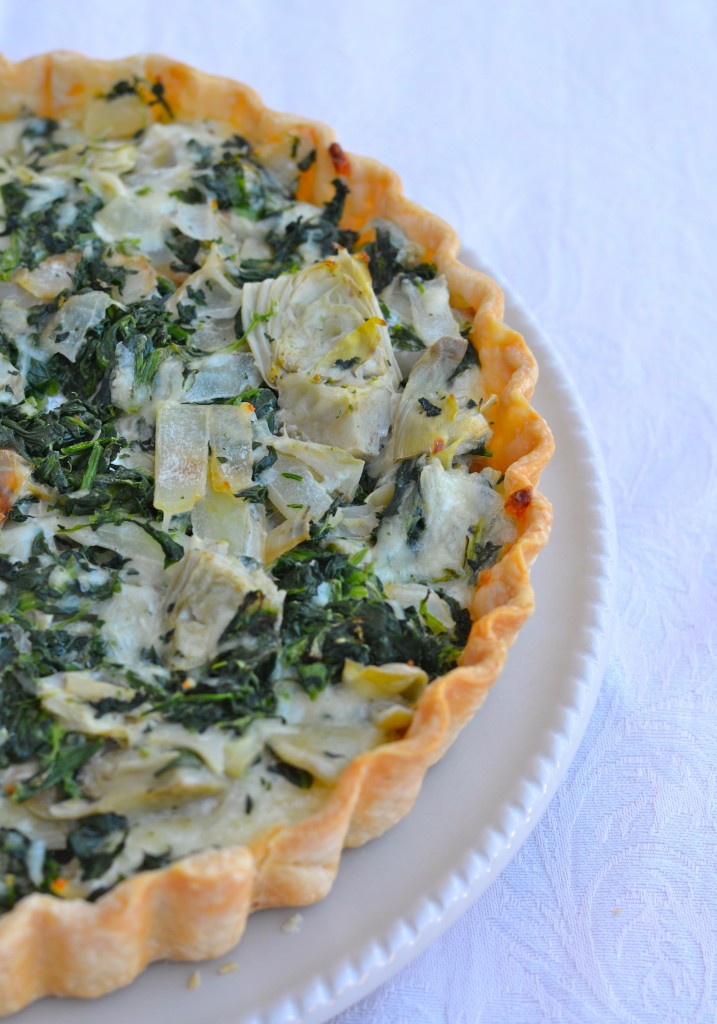 Spinach Artichoke Tart