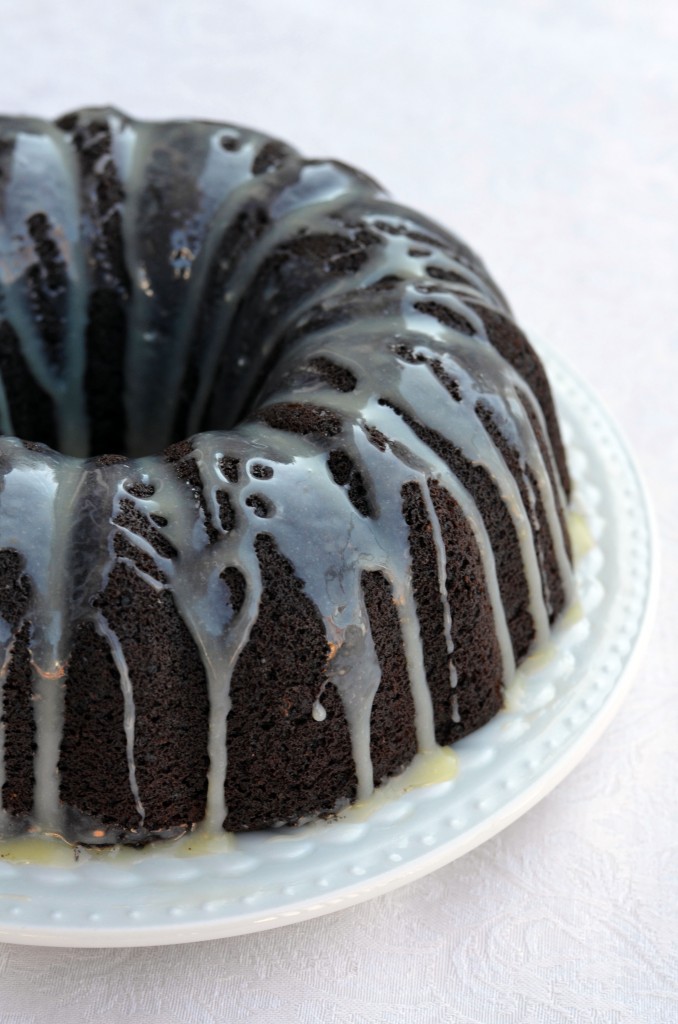 Dark Chocolate Gingerbread Cake