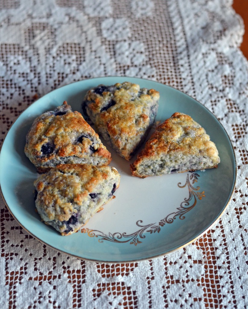 Blueberry Rosemary Scones from Anecdotes and Apple Cores