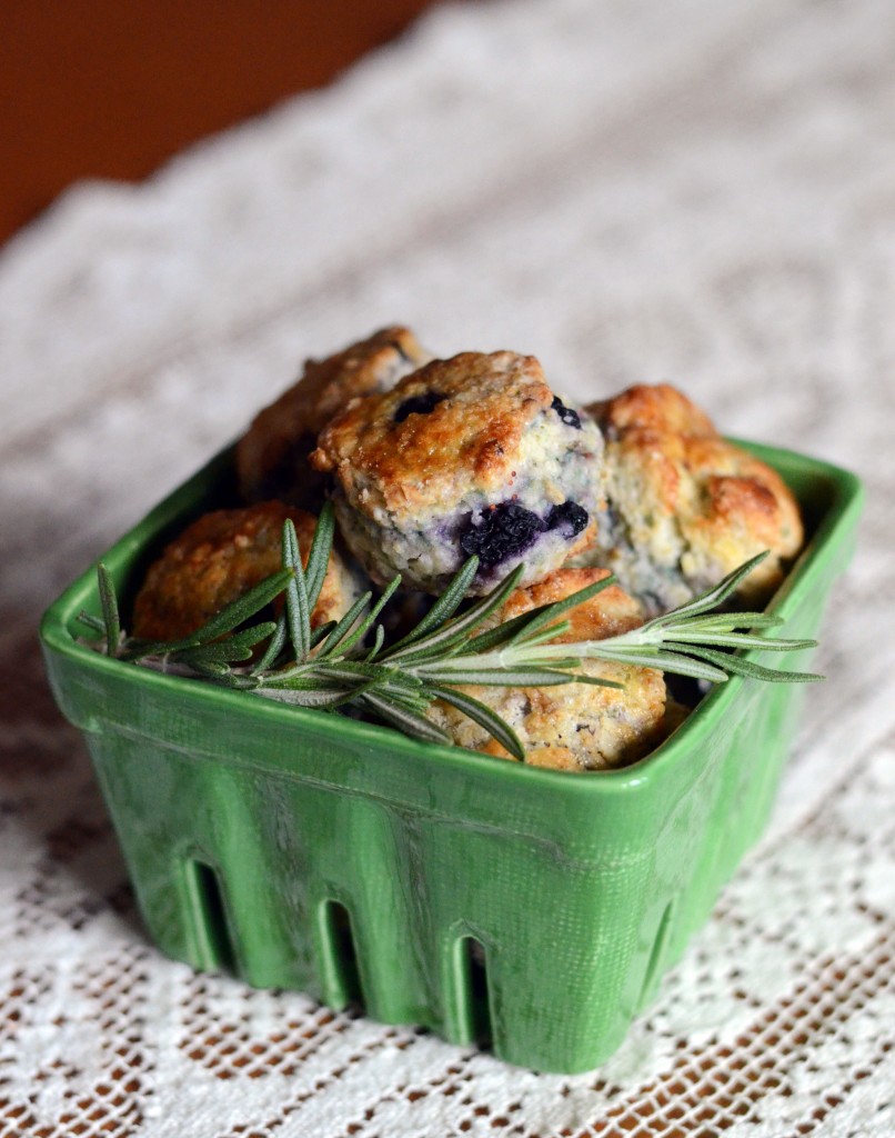 Blueberry Rosemary Scones from Anecdotes and Apple Cores