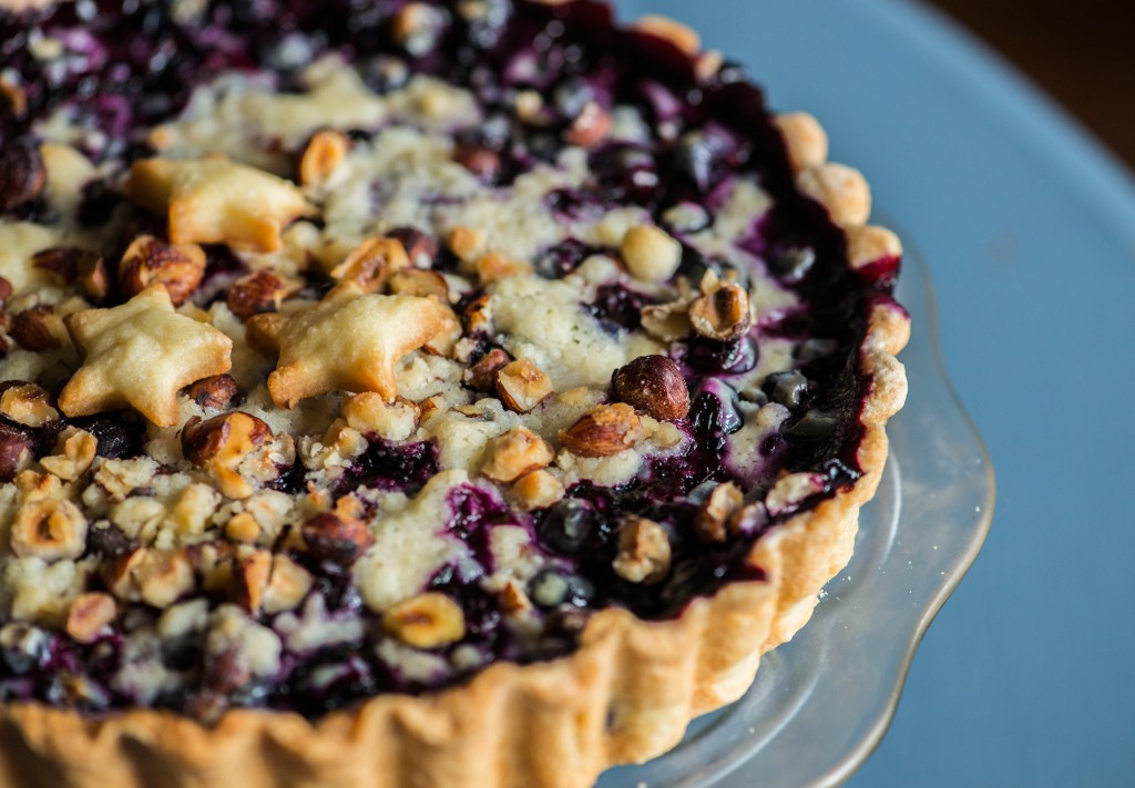 Blueberry Sour Cream Pie