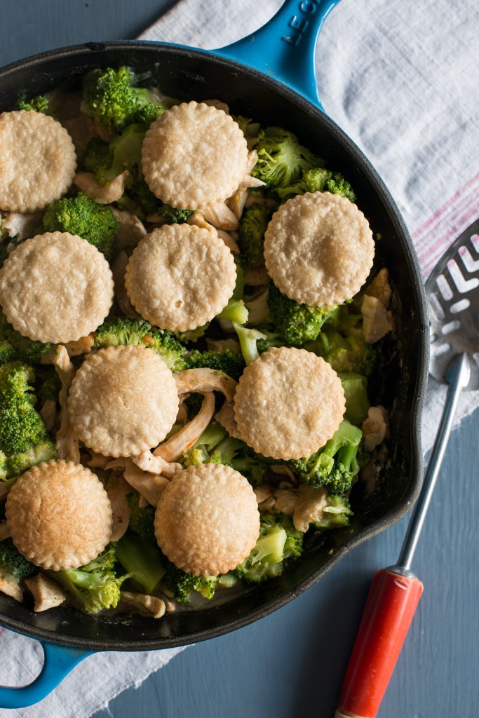 Stove-top Cheddar Chicken Pie