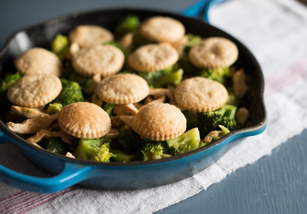 Stove-top Cheddar Chicken Pie