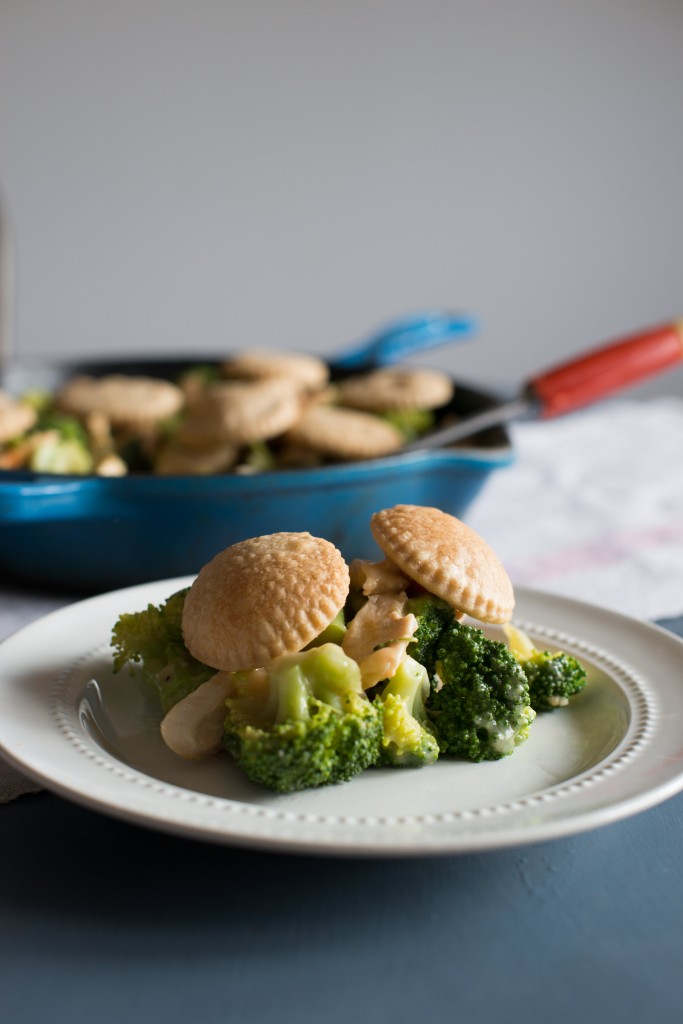 Stove-top Cheddar Chicken Pie