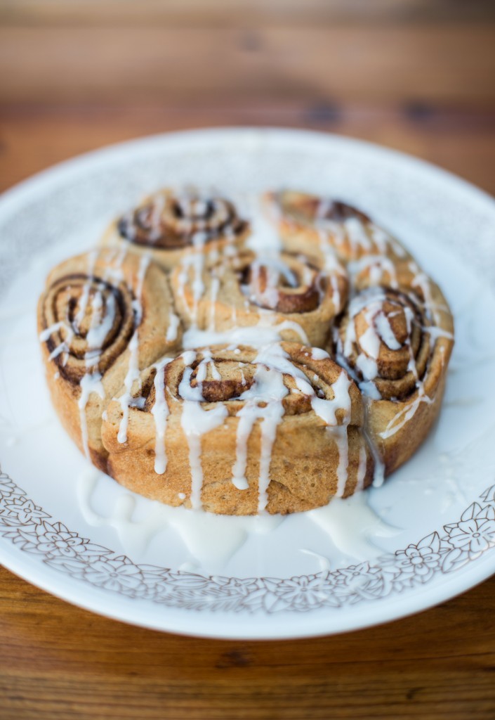 Cinnamon Rolls with whole wheat and coconut sugar