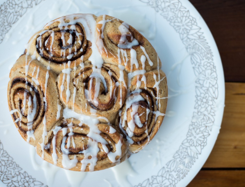 Cinnamon Rolls with whole wheat and coconut sugar