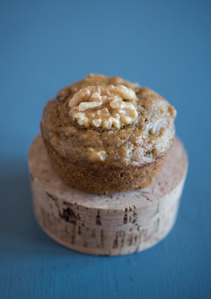 Walnut Oatmeal Muffins